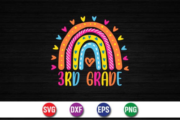 3rd Grade SVG Design Back to School Graphics & Crafts