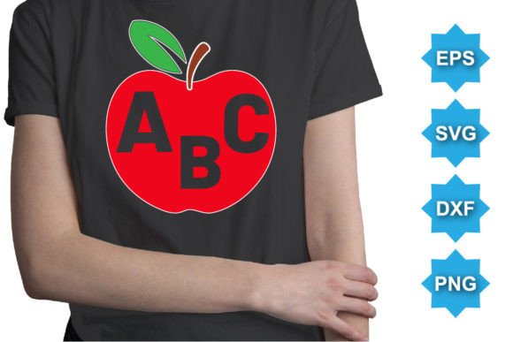 ABC 100 Days Back to School SVG T-Shirt Graphics