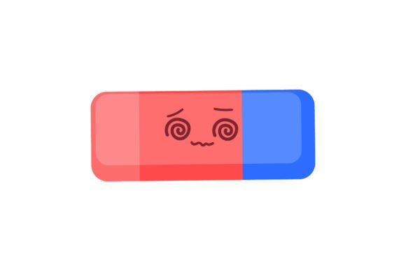 Back to School Eraser Kawai Icon