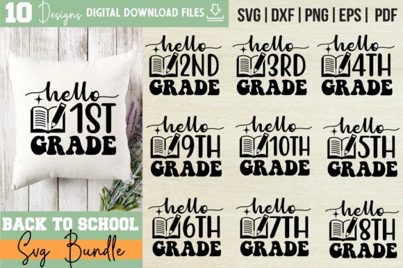 Back to School Svg Bundle Vol-3: Graphics & Crafts