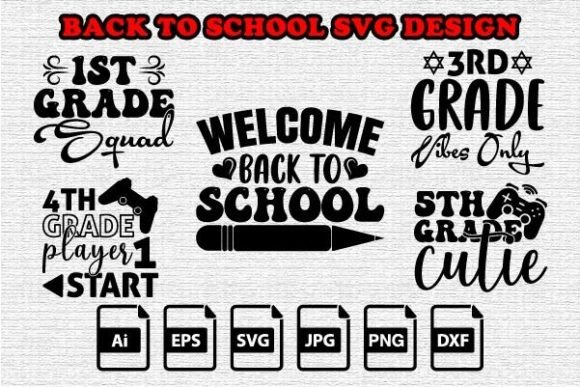 Back to School SVG Shirt Design Bundle