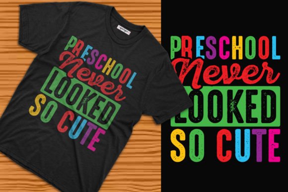 Back to School Typography Tee Design