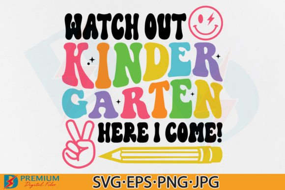 Kindergarten SVG, Back to School PNG