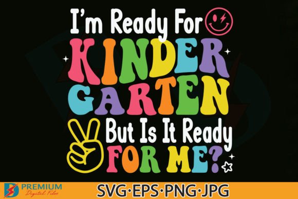 Kindergarten SVG, Retro Back to School Graphics