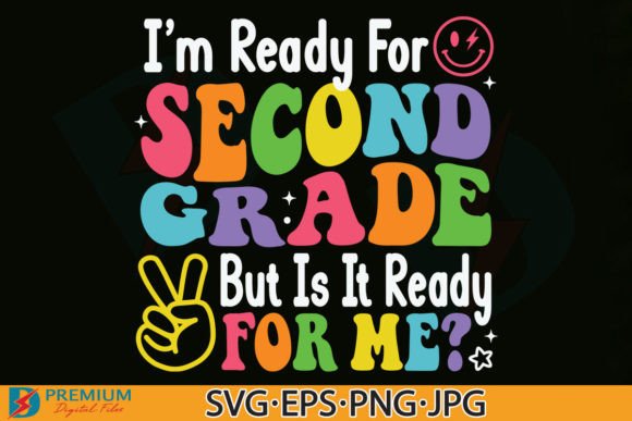 Second Grade SVG for T-Shirt Designs