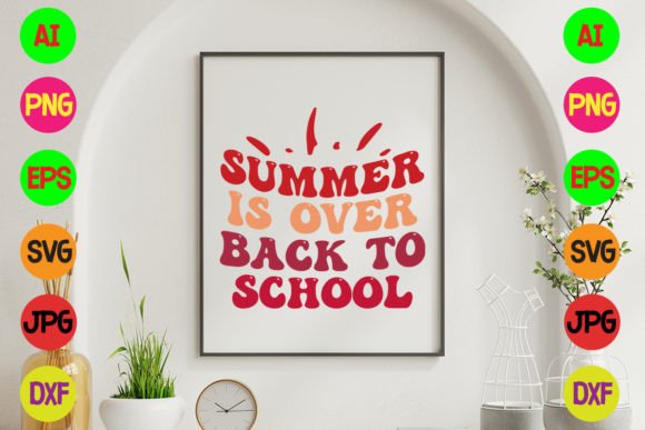 Summer is Over: Back to School Retro Graphics