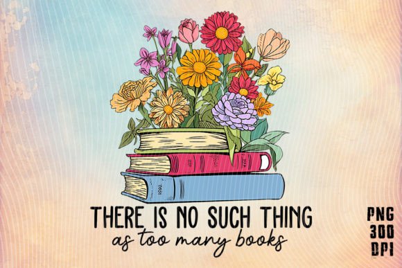 There is Too Many Book Back to School Graphics and Crafts