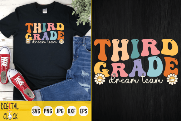 Third Grade Dream Team Back to School Graphics